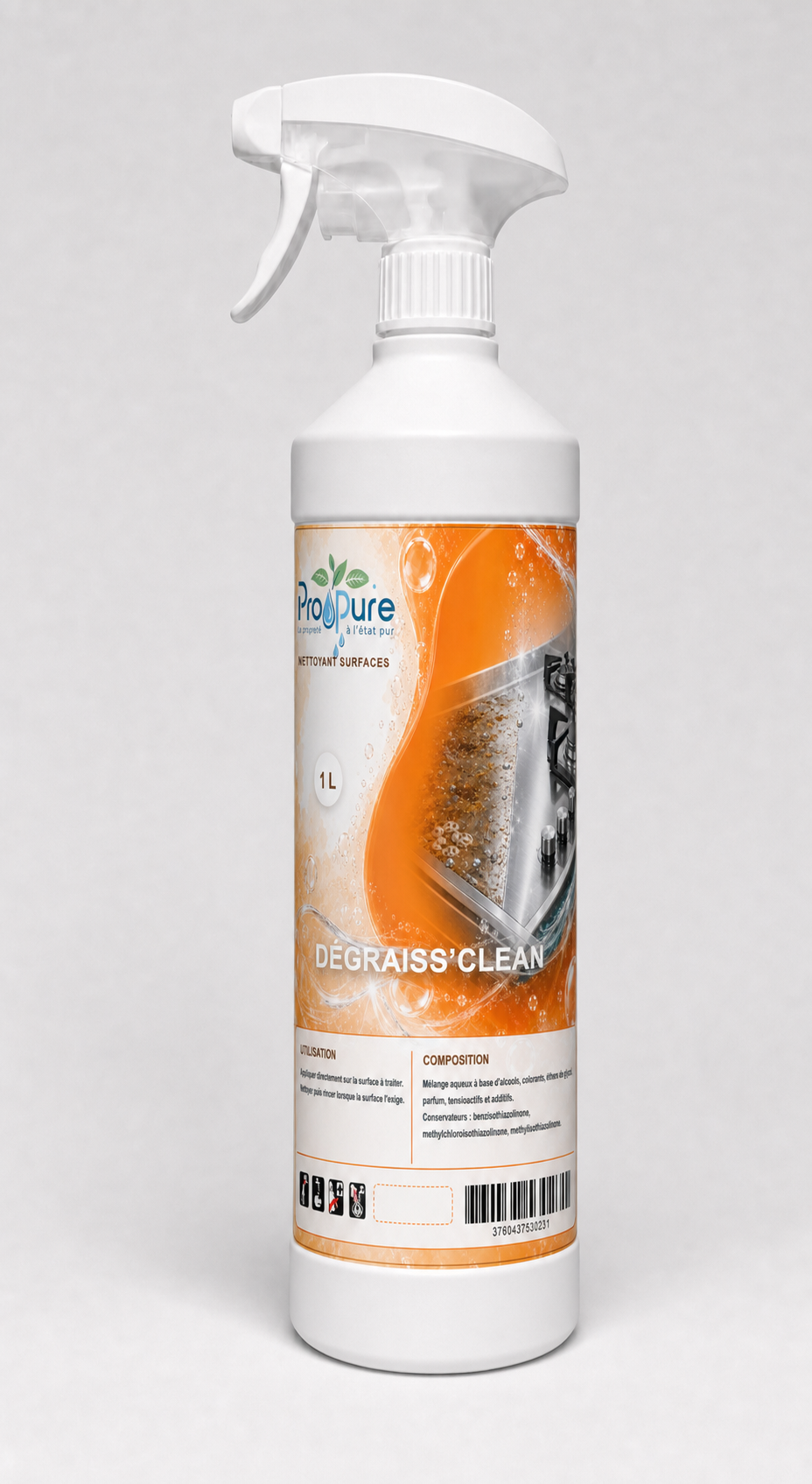 Spray blanc Pro Pure Dégraiss’Clean 1 L
